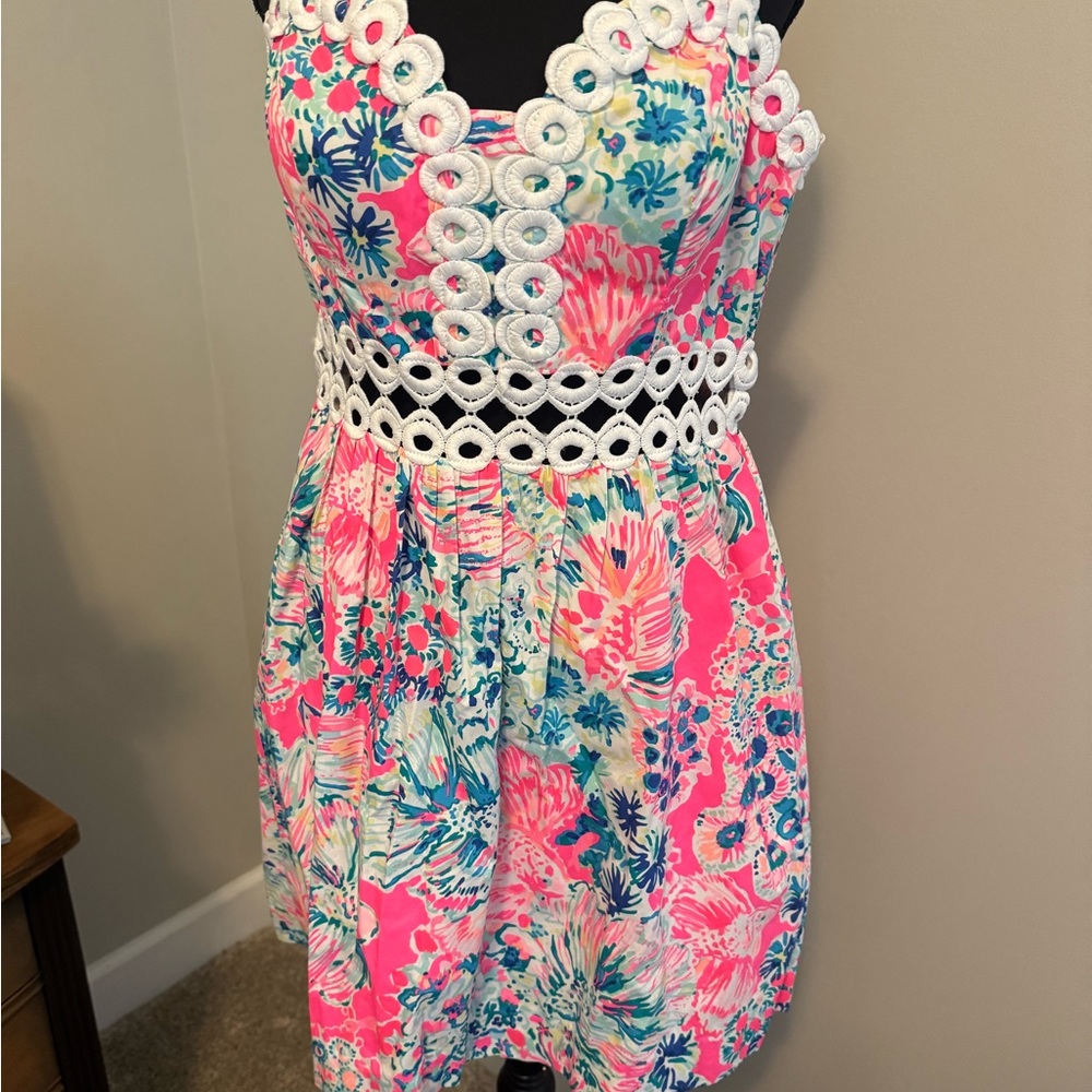 Lily Pulitzer pink summer dress